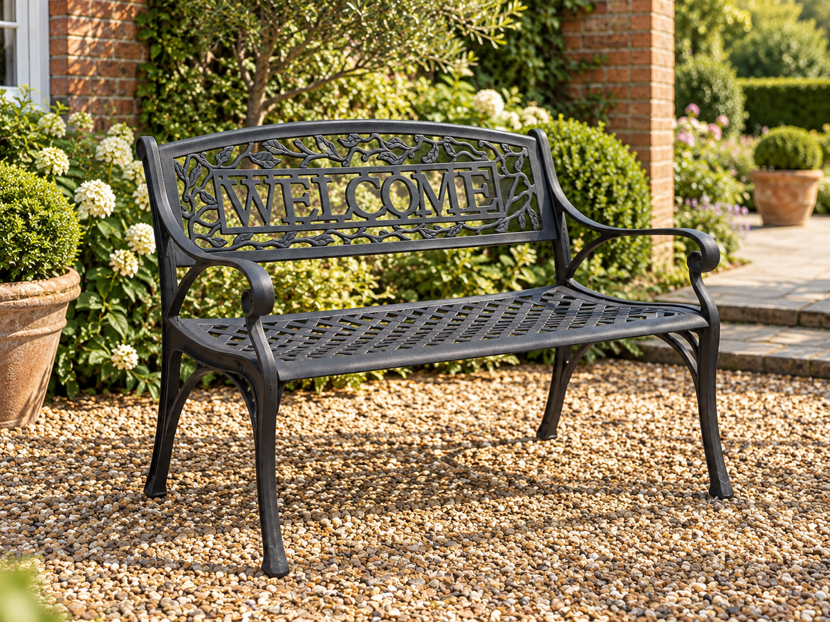 Premium Welcome Garden Bench