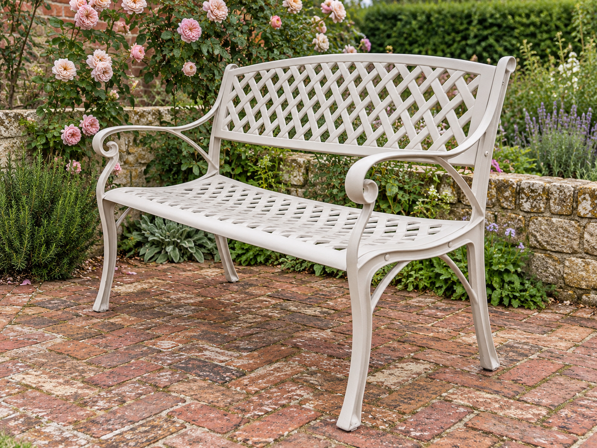 Lattice • Premium Two-Seater Garden Bench