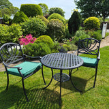 Mayfair 2-Seater Cast Aluminium Bistro Set