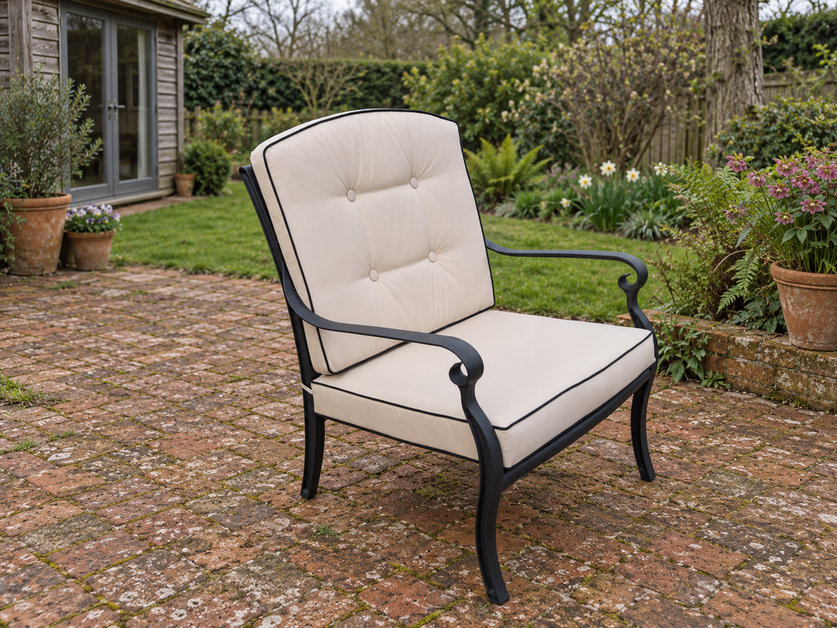 4-Seater Cast Aluminium Garden Lounge Set – Four Seasons Garden Furniture