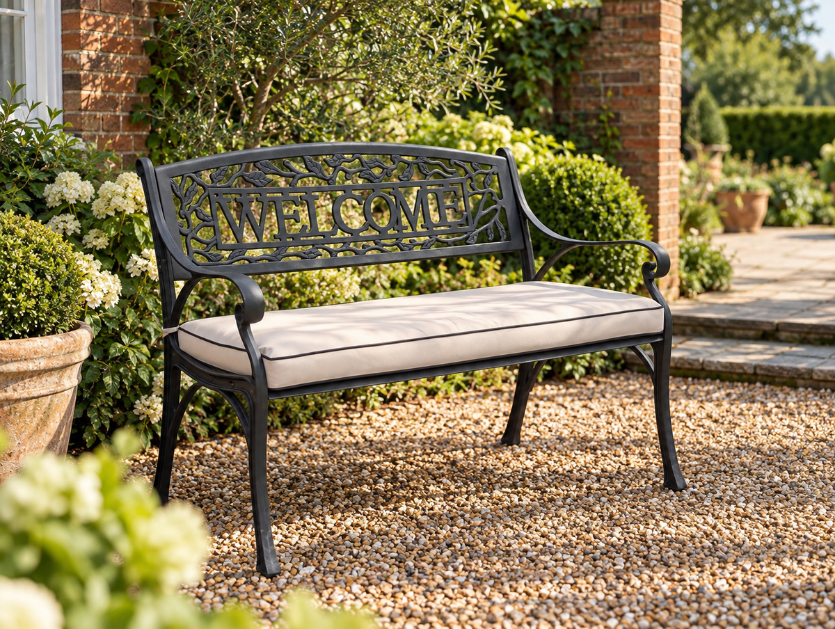 Premium Welcome Garden Bench