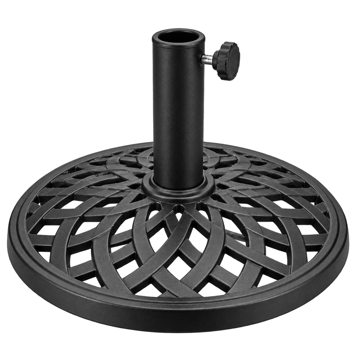 Cast Iron Lattice Garden Parasol Base – Four Seasons Garden Furniture