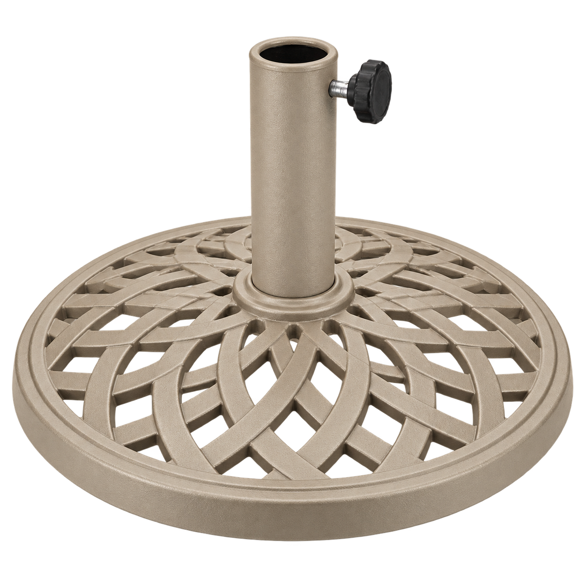 Cast Iron Lattice Garden Parasol Base – Four Seasons Garden Furniture